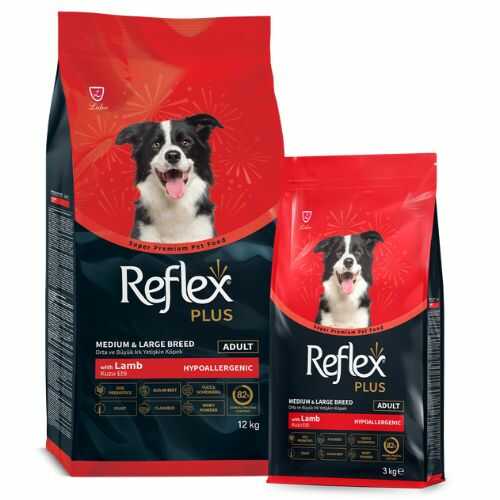 Корм для собак Reflex Plus Medium & Large Adult Lamb & Rice Корм для собак Reflex Plus Medium & Large Adult Lamb & Rice