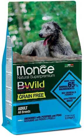 Monge (Монж) BWild Grain Free All Breeds Adult Anchovy
