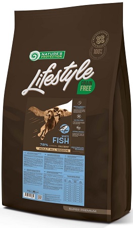 Сухой корм Nature's Protection Lifestyle Grain Free White Fish Adult