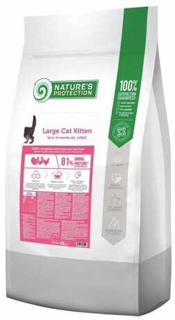 Сухой корм Natures Protection Large Cat Kitten купить в Киеве