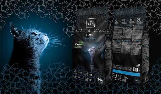 Корм для кошек Rex Natural Range Cat Chicken & Rice